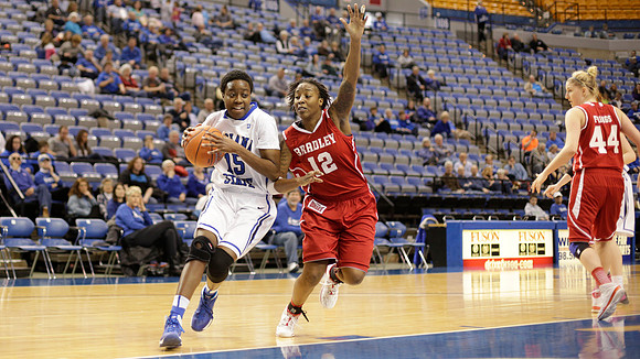 Indiana State Sycamores vs Bradley Braves