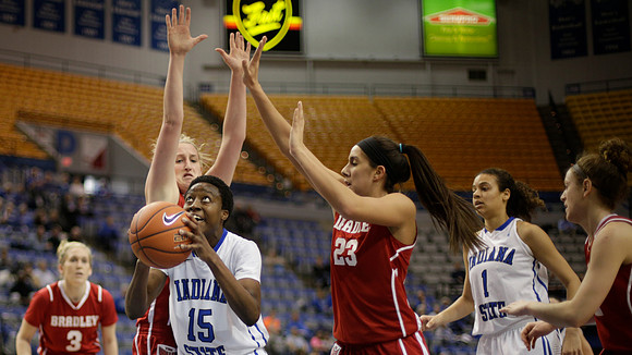 Indiana State Sycamores vs Bradley Braves
