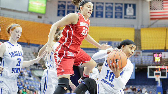 Indiana State Sycamores vs Bradley Braves