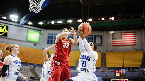 Indiana State Sycamores vs Bradley Braves