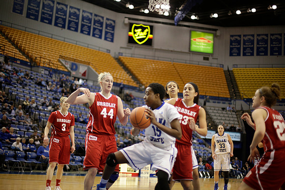 Indiana State Sycamores vs Bradley Braves