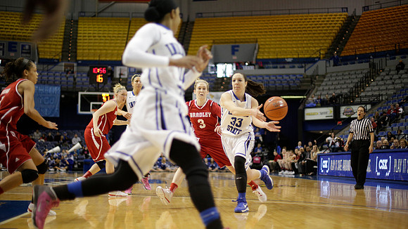 Indiana State Sycamores vs Bradley Braves