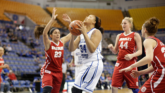 Indiana State Sycamores vs Bradley Braves