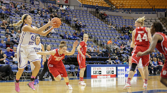 Indiana State Sycamores vs Bradley Braves