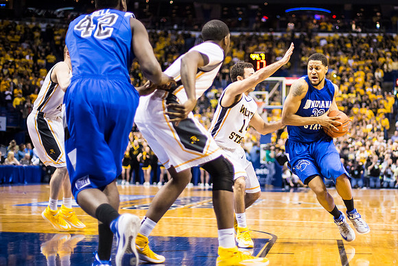 Indiana State Sycamores vs Wichita State Shockers