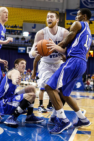 Indiana State Sycamores Men's Basketball Host Drake Bulldogs.