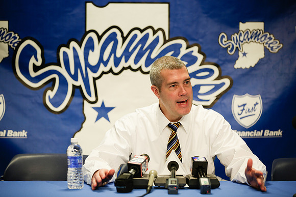 Indiana State Sycamores Men's Basketball Host Drake Bulldogs.