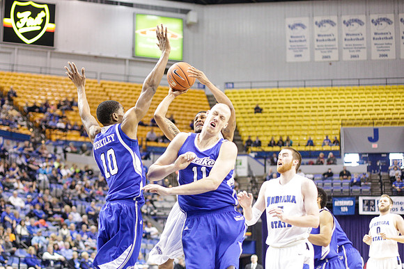Indiana State Sycamores Men's Basketball Host Drake Bulldogs.