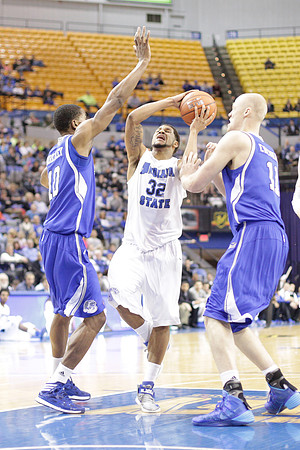Indiana State Sycamores Men's Basketball Host Drake Bulldogs.