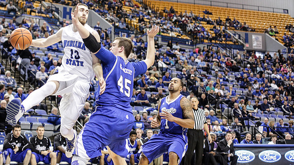 Indiana State Sycamores Men's Basketball Host Drake Bulldogs.