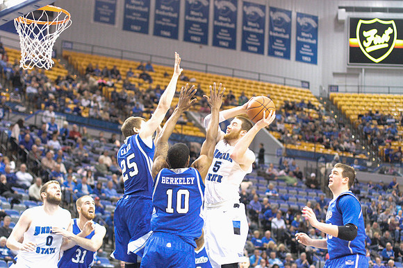 Indiana State Sycamores Men's Basketball Host Drake Bulldogs.
