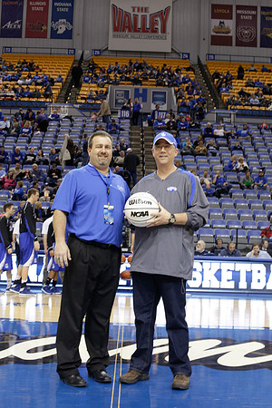 Indiana State Sycamores Men's Basketball Host Drake Bulldogs.