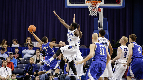 Indiana State Sycamores Men's Basketball Host Drake Bulldogs.