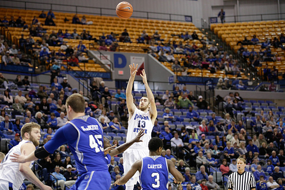 Indiana State Sycamores Men's Basketball Host Drake Bulldogs.